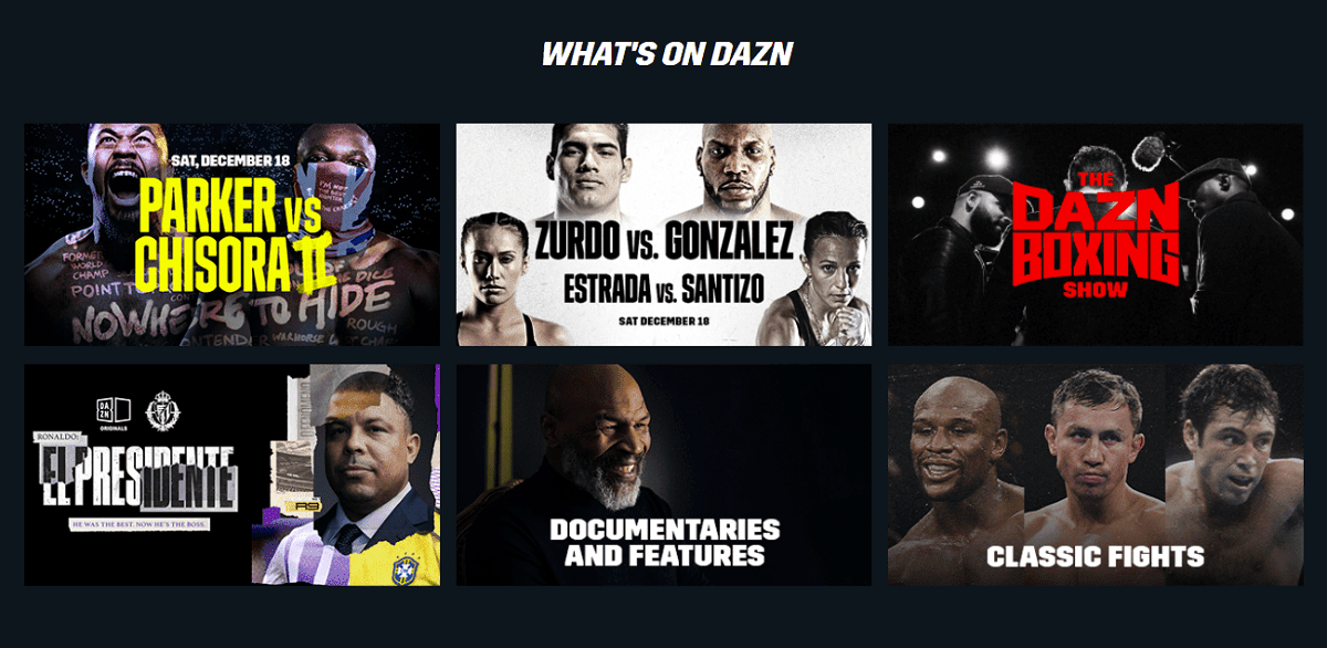 tài khoản Dazn 2