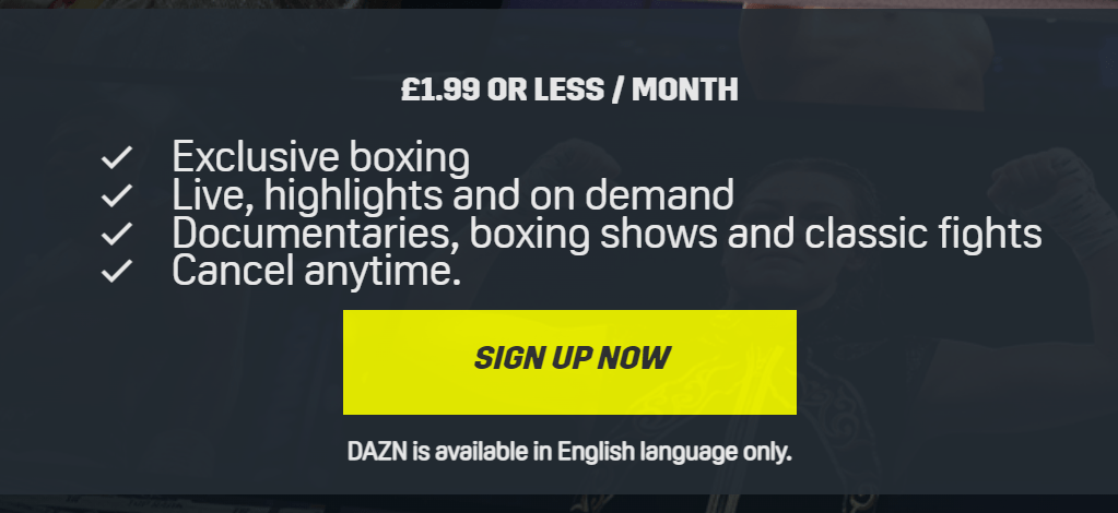 tài khoản Dazn 5